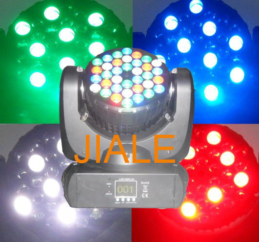 नेतृत्व Sharpy बीम सिर मंच रोशनी 36 x 3W RGBW DMX512 चल रहा है