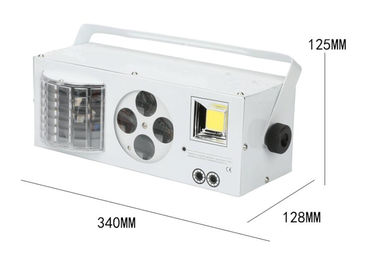 रंगीन 4 इन 1 प्रभाव लेजर स्ट्रोब टॉर्च AC100 - 240V 40W