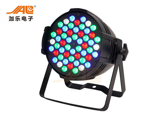 54 x 3W RGBW निविड़ अंधकार एलईडी PAR डिब्बे आउटडोर घटना स्टेज प्रकाश 8CH / 4CH DMX512